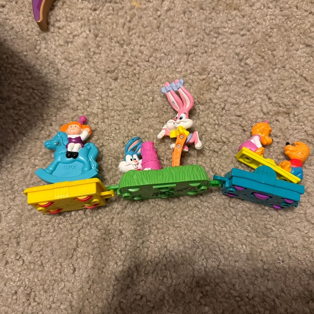 1994 McDonald's Happy Birthday Train Happy Meal Toys Set of 3